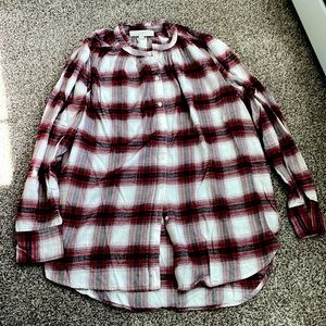 Loft Plaid Tunic